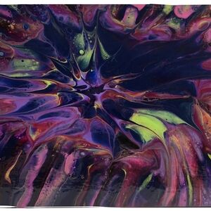 Vibrant Multicolor Abstract Art Painting